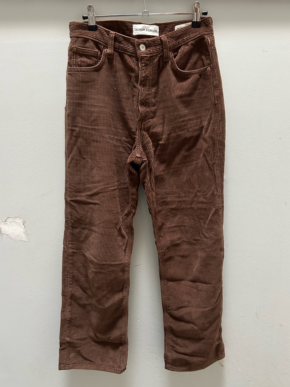 Denim Forum Arlo Hi-Rise Straight Corduroy Pant